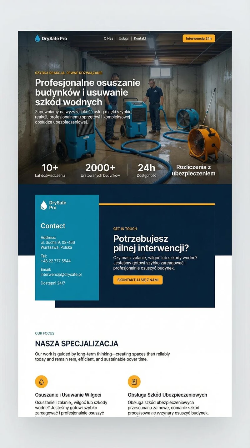 Osuszanie budynków